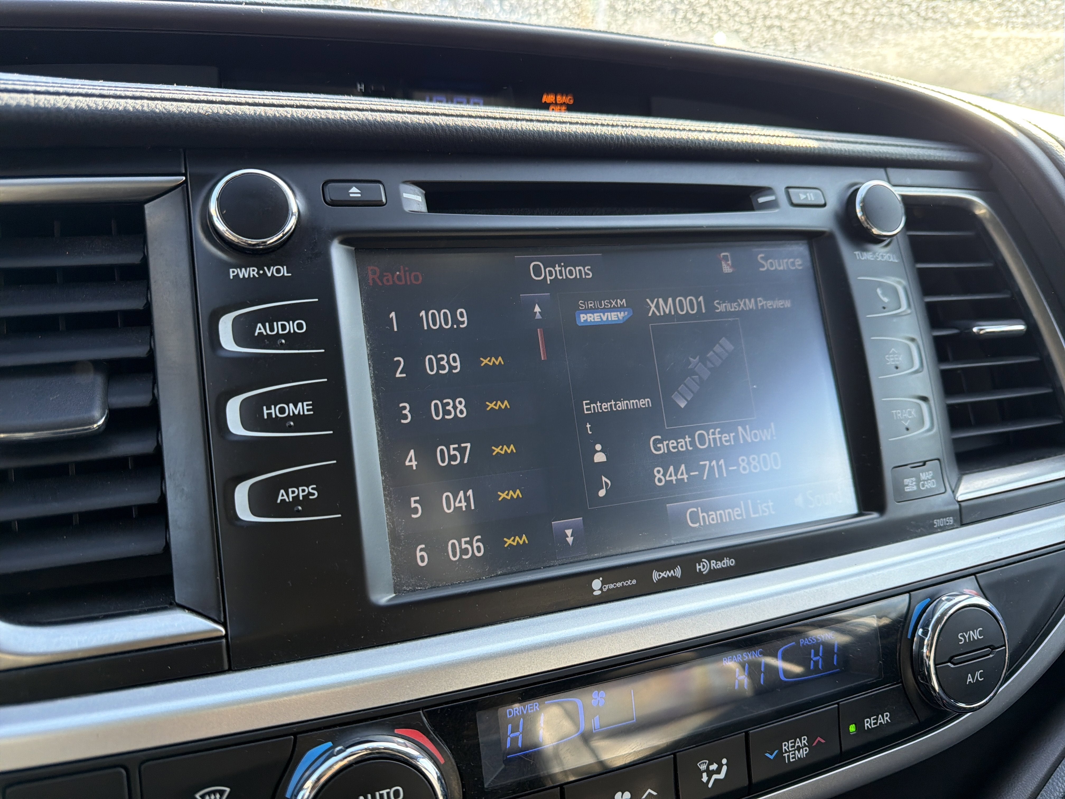 2016 Toyota Highlander XLE V6