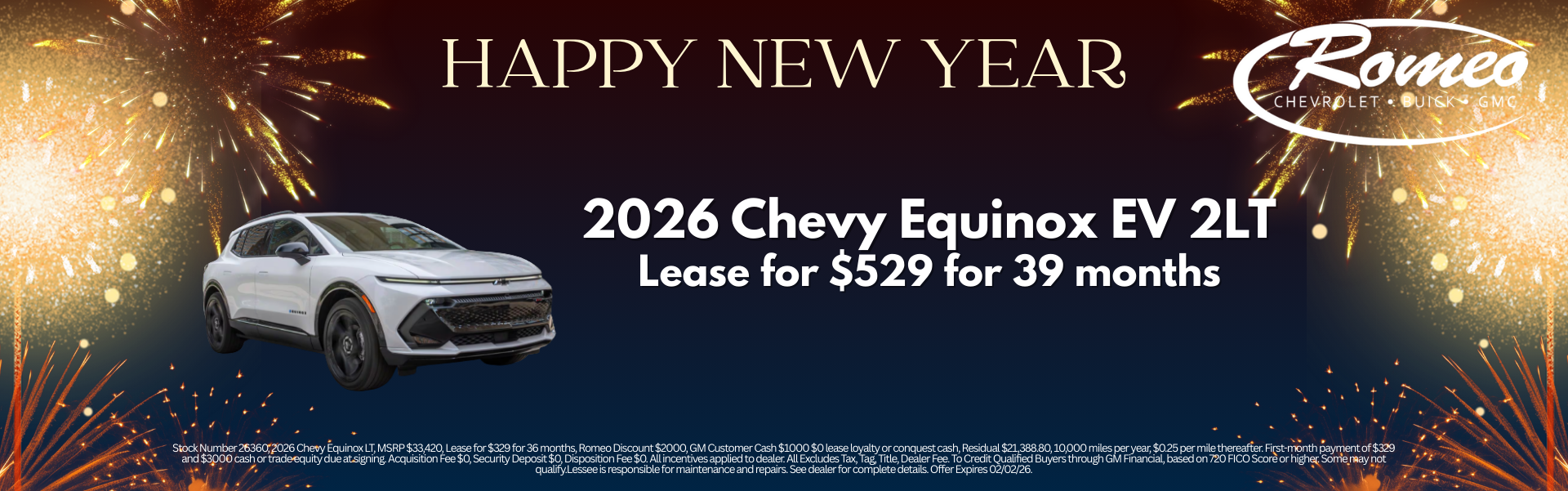 2026 Chevy equinox EV 2LT 