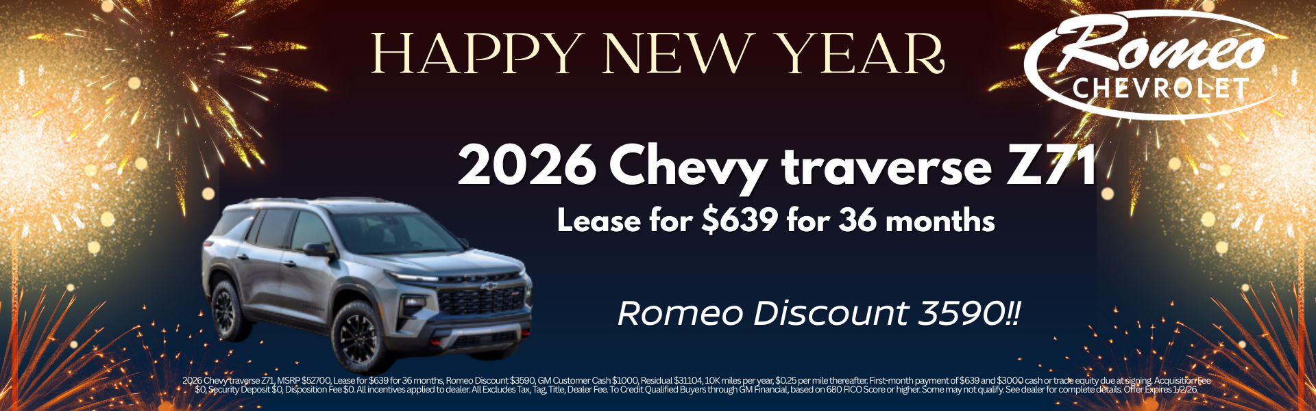 2026 Chevy Traverse Z71