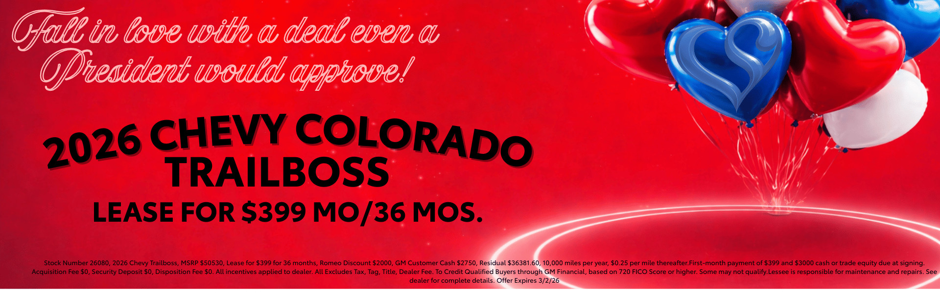 2026 CHEVY COLORADO TRAILBOSS