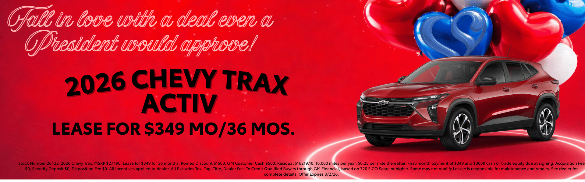 2026 CHEVY TRAX ACTIV