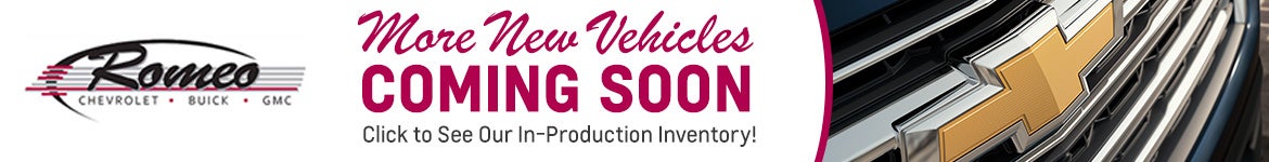 More New Vehicles Coming Soon