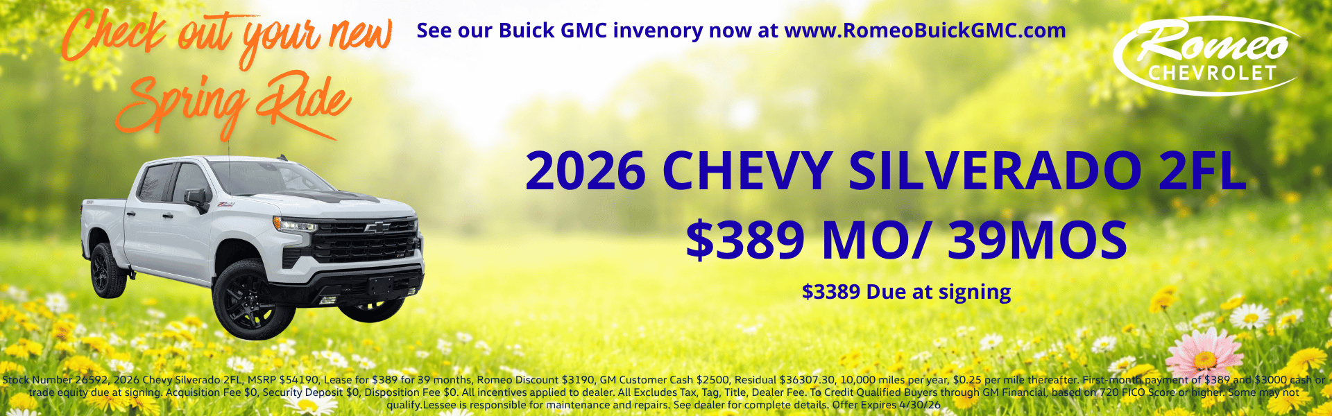 2026 Chevy Silverado 2FL