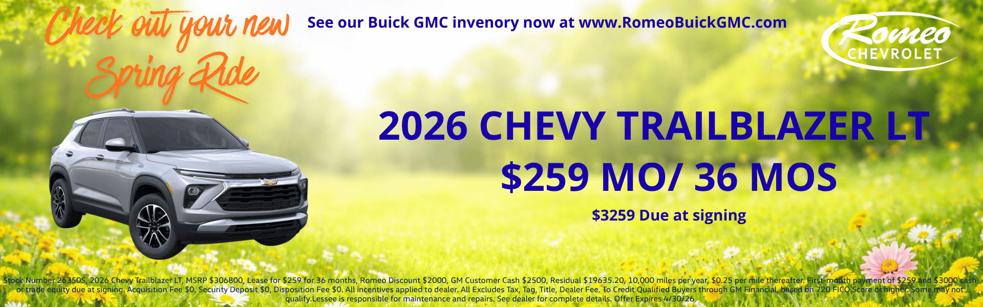 2026 Chevy Trailblazer LT