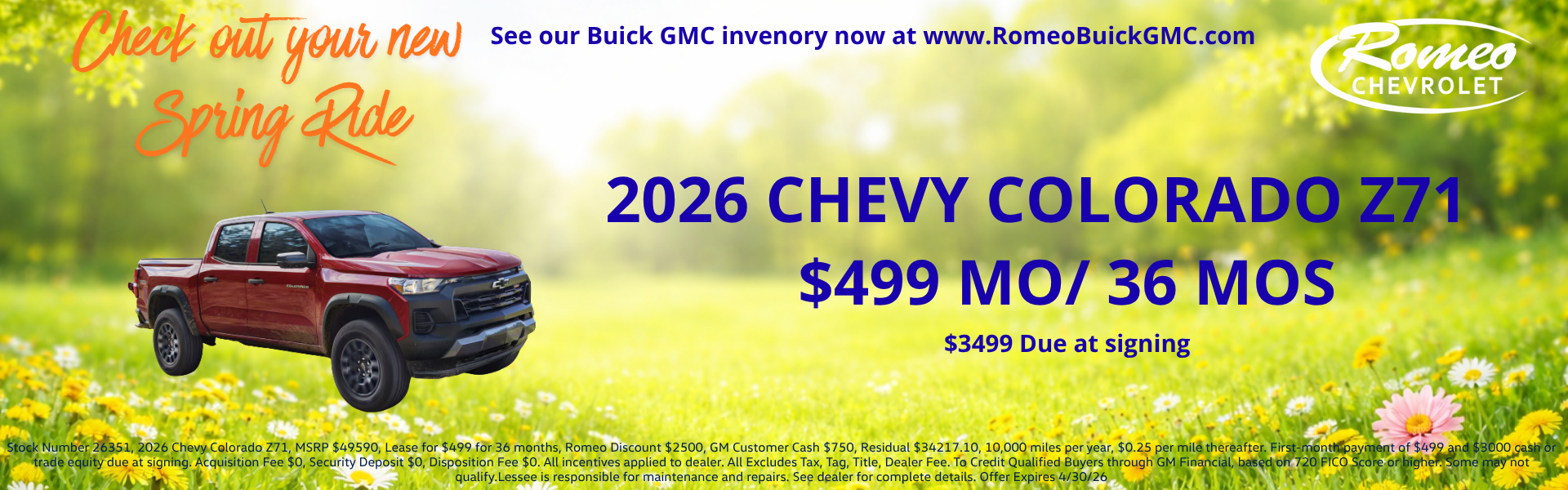 2026 Chevy Colorado Z71