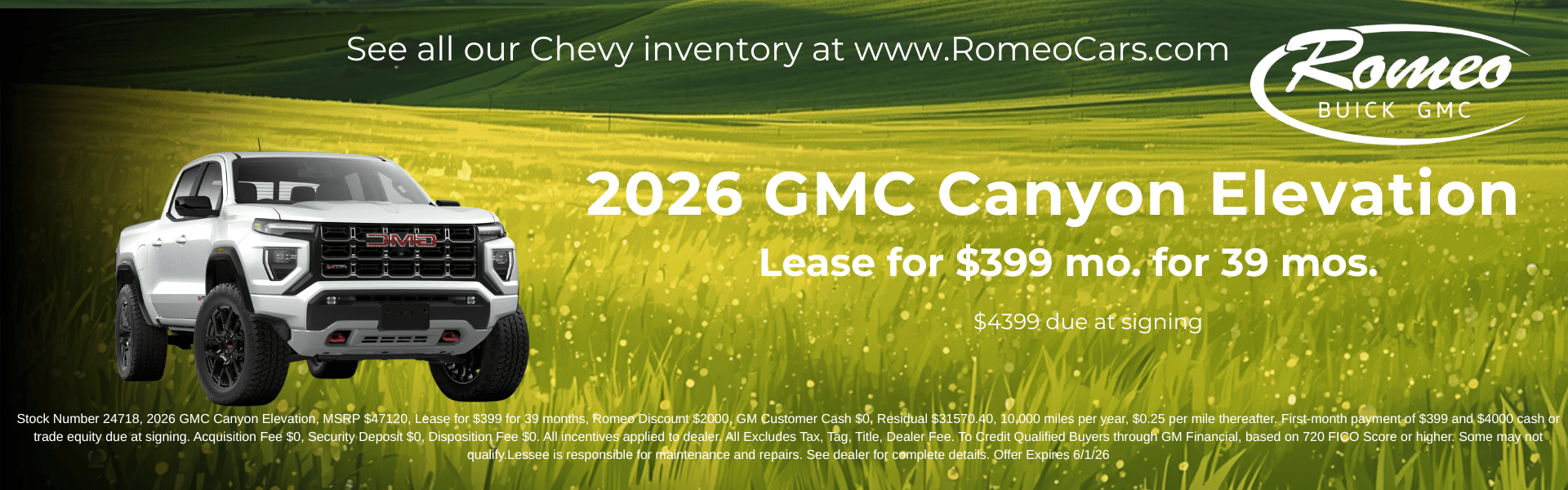 2026 GMC Canyon